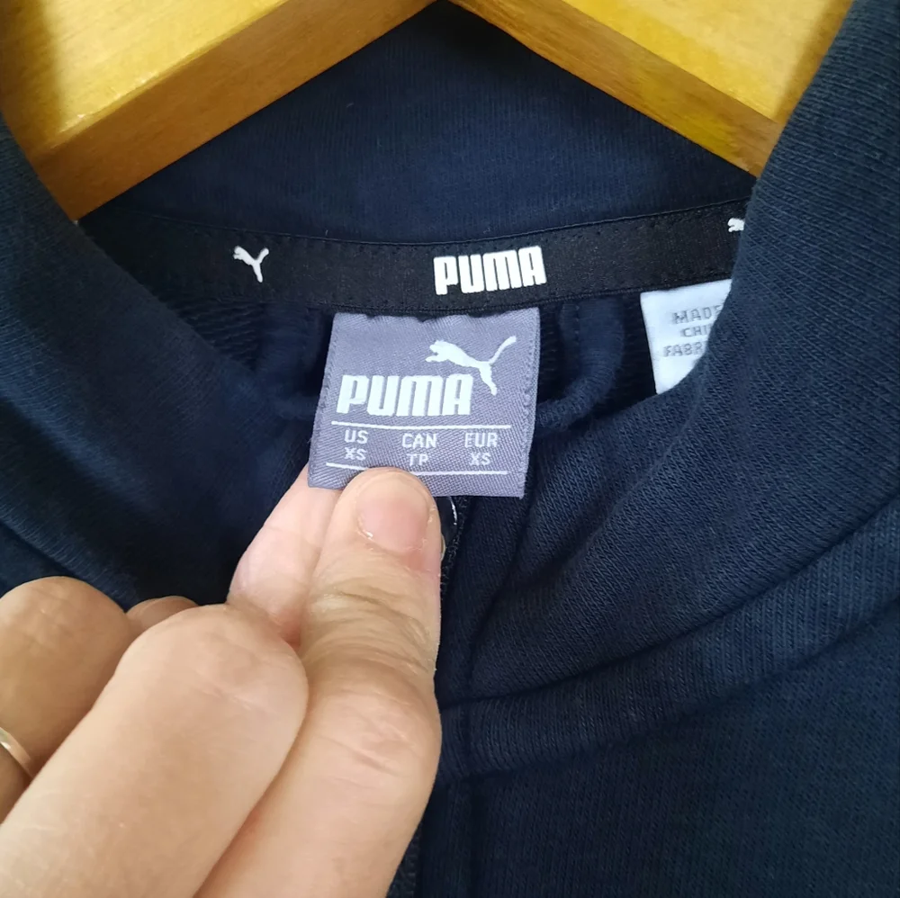 Puma Athletic Zip Sweater Black Athleisure